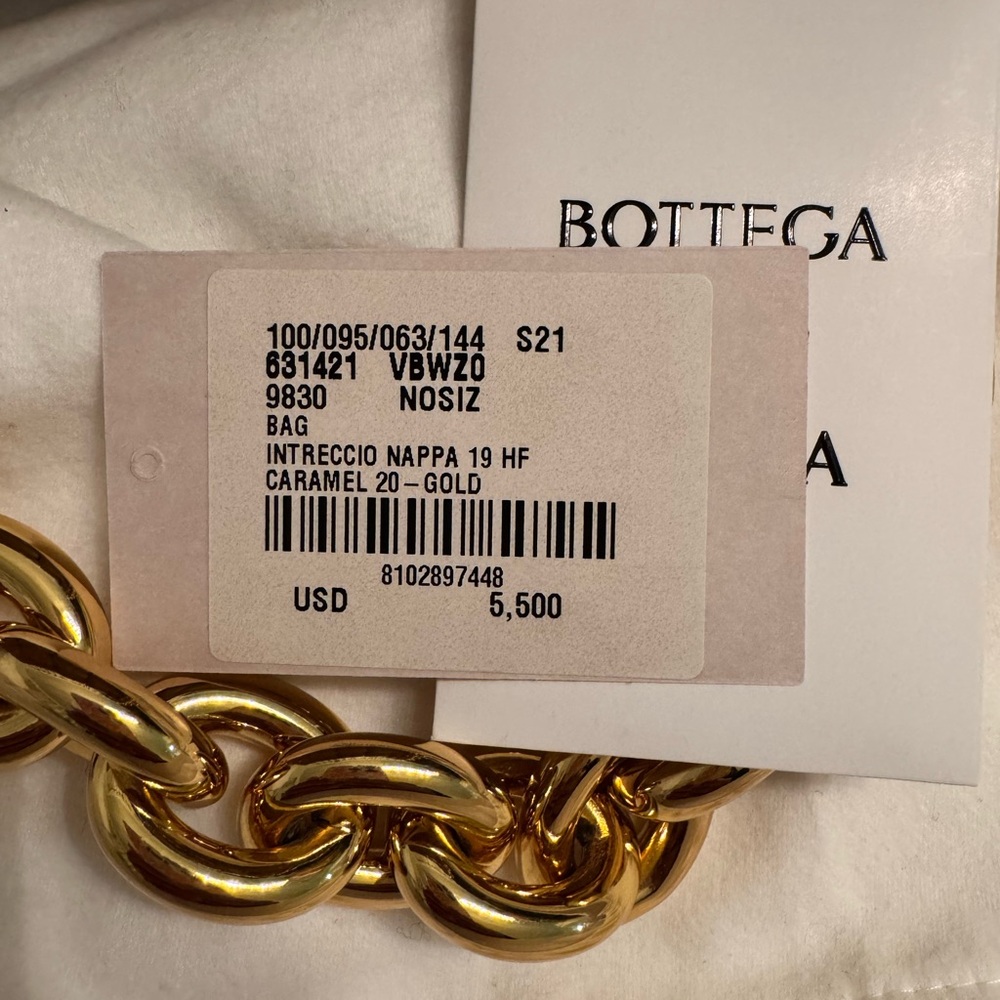 Authentic Bottega Veneta Padded Bag (Caramel) - Picture 6 of 6